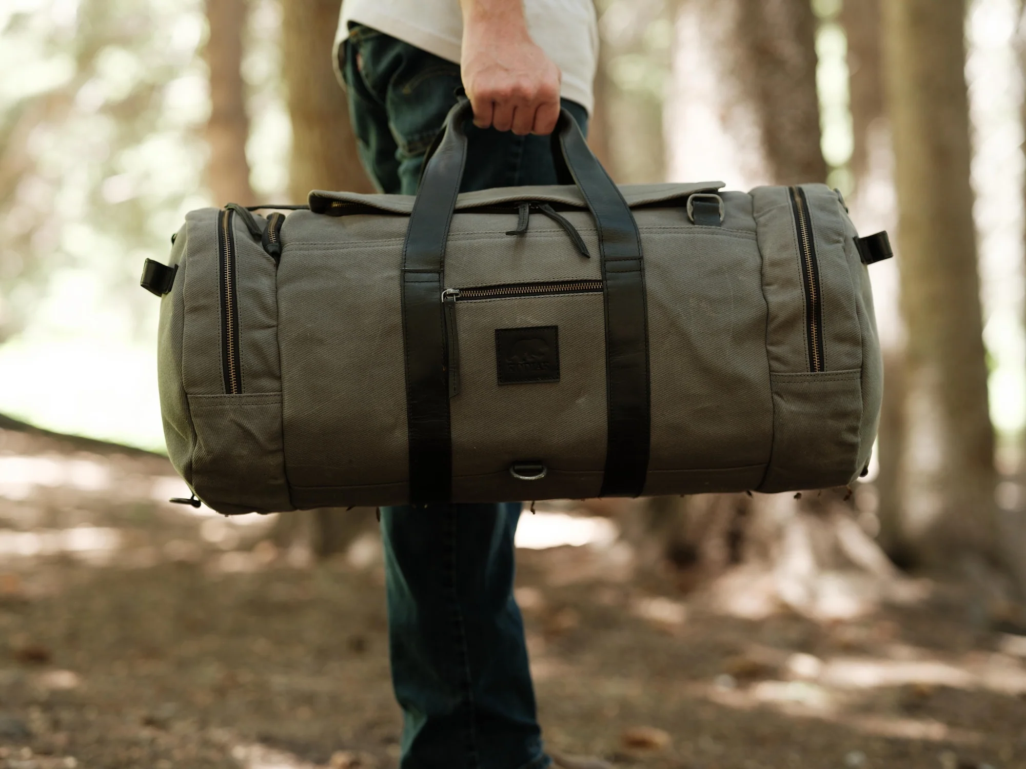 55L Nomad Canvas Duffel - Image 6