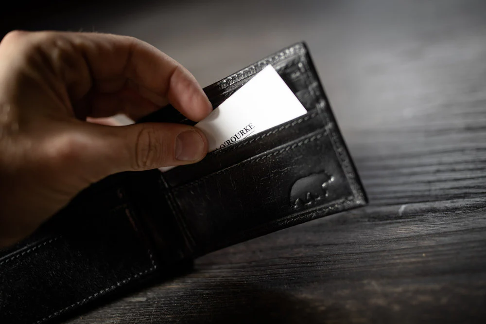 Bifold Leather Wallet - Image 4