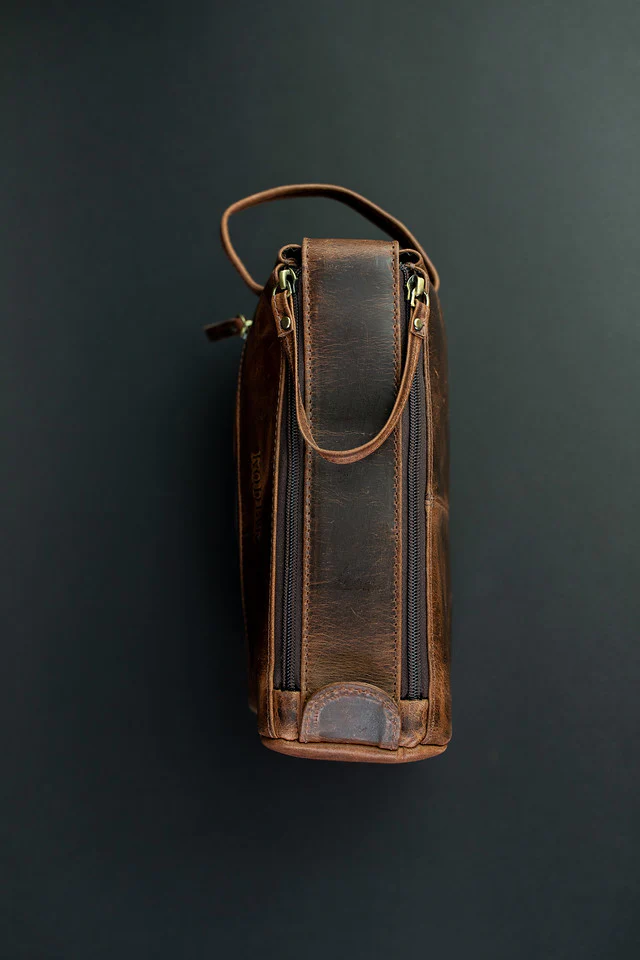 Leather Toiletry Bag - Image 4