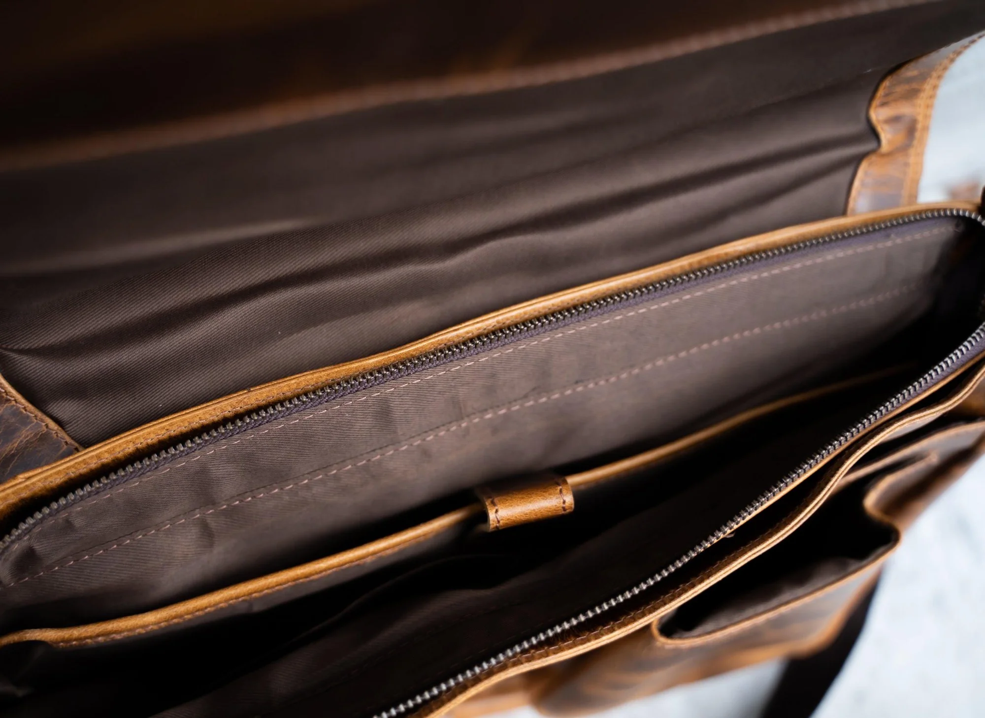 Buffalo Leather Messenger - Image 11