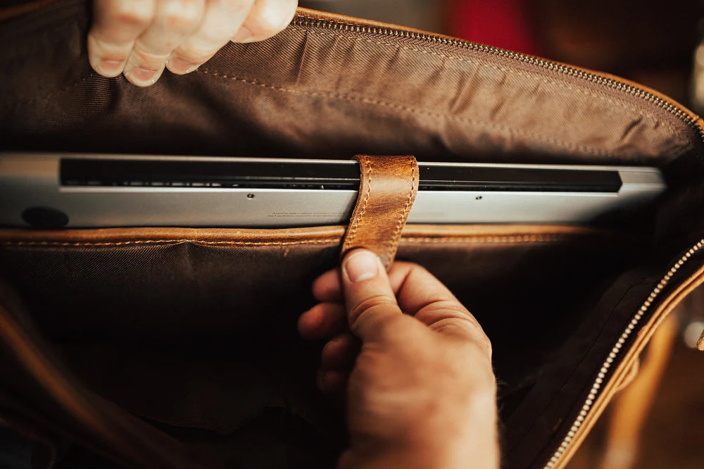 Buffalo Leather Messenger - Image 7