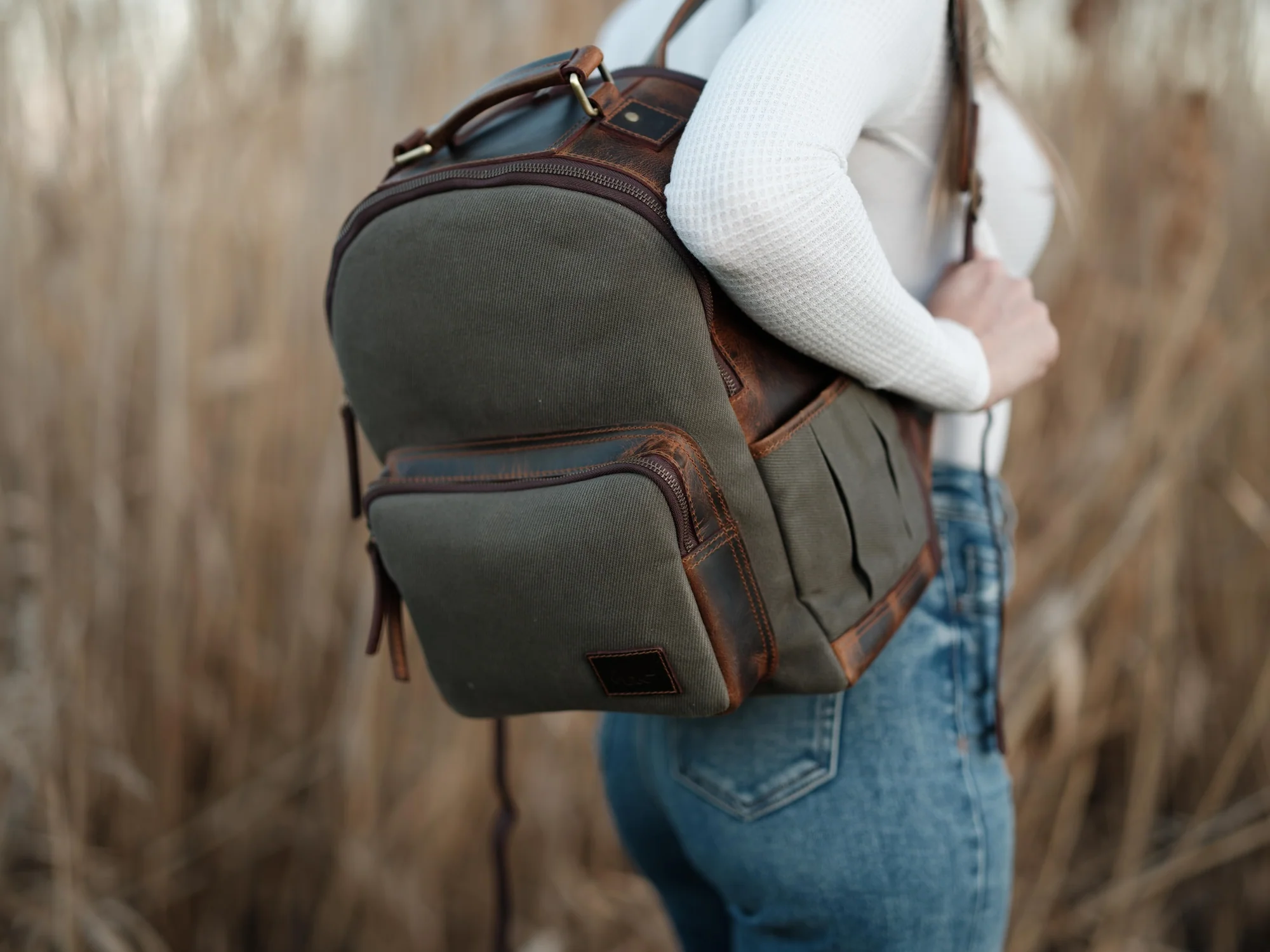 Day Traveler Canvas Backpack - Image 4
