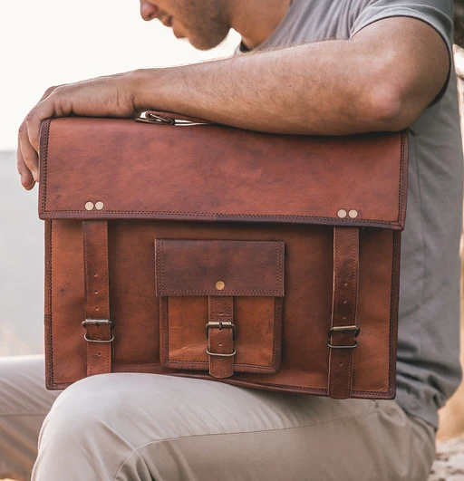 Kodiak Leather Satchel - Image 3