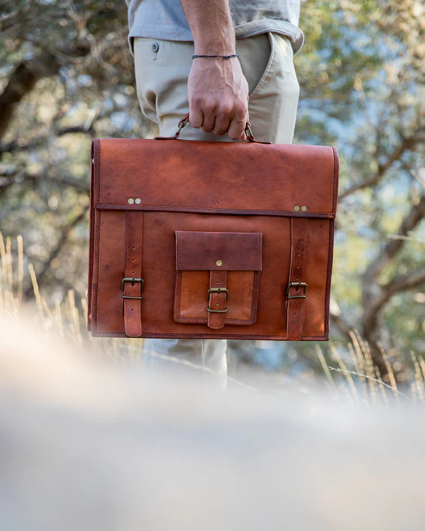 Kodiak Leather Satchel - Image 5