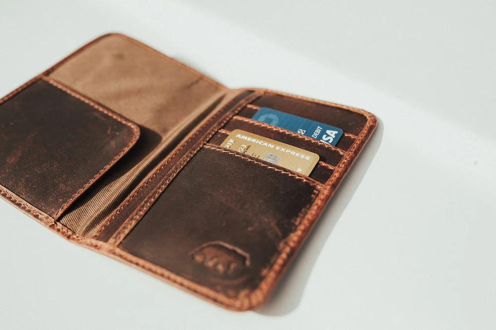 Buffalo Leather Passport Wallet - Image 9