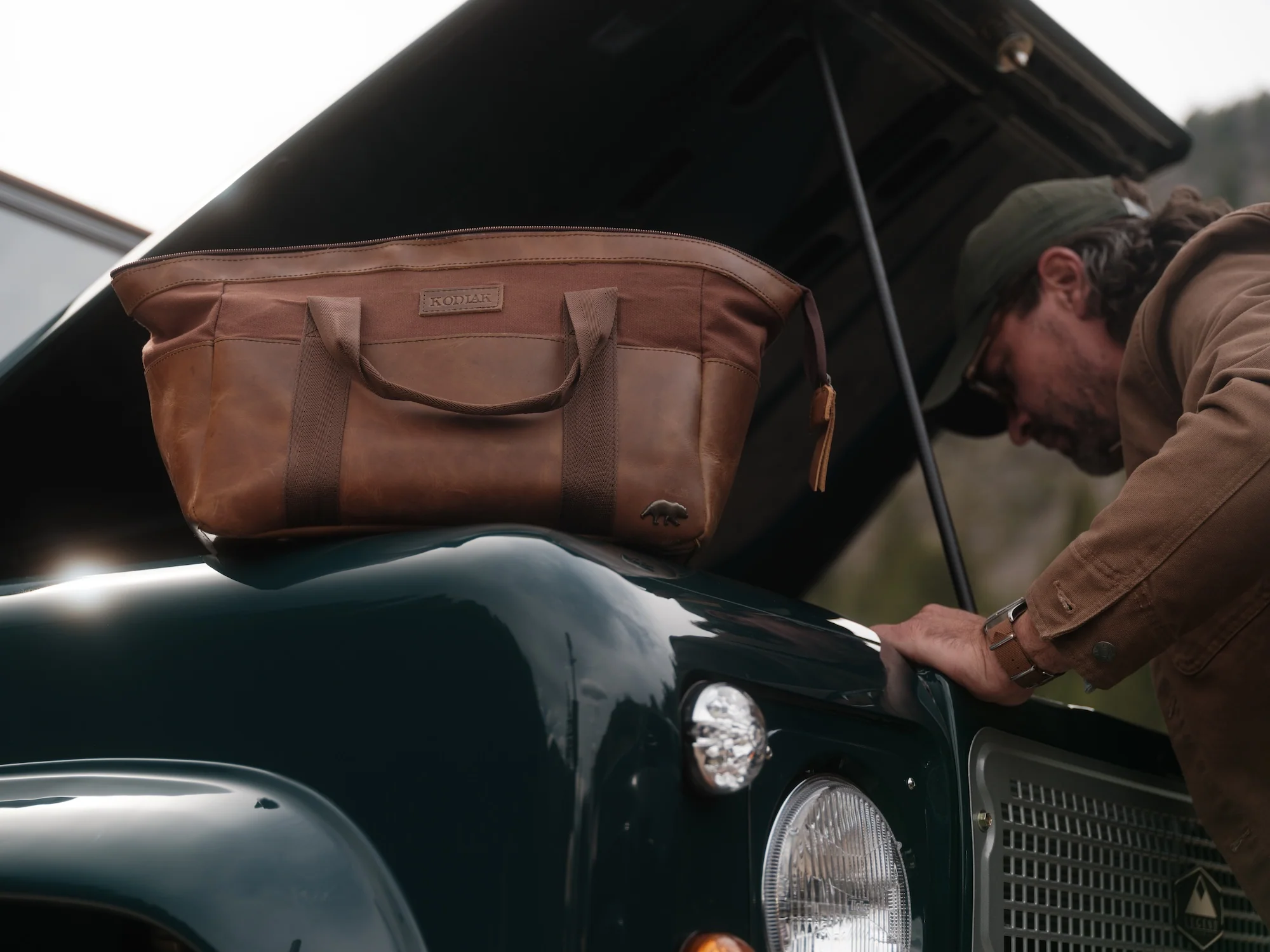 Leather Utility Tool Bag - Image 3