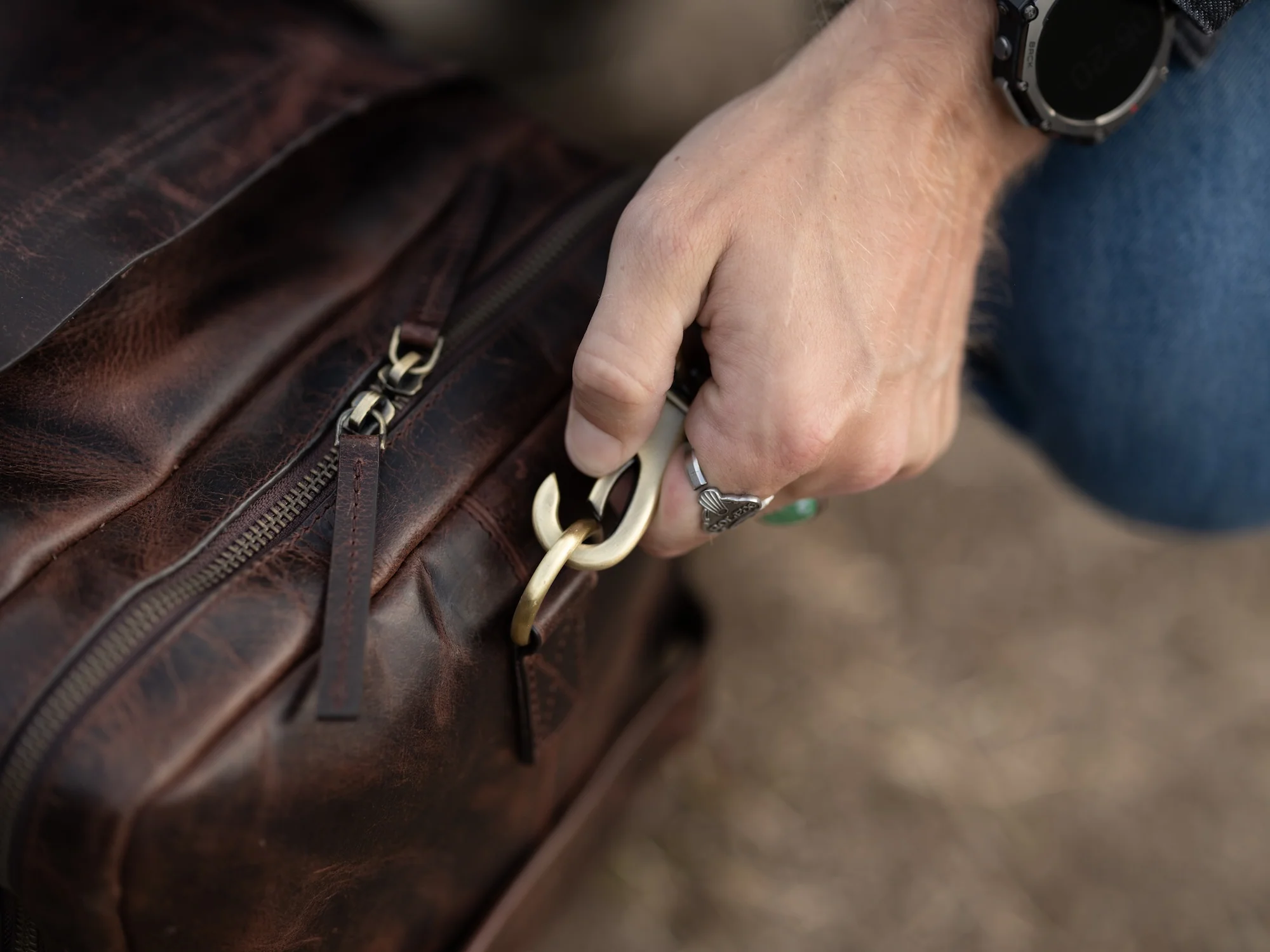 Leather Wasatch Duffel - Image 11