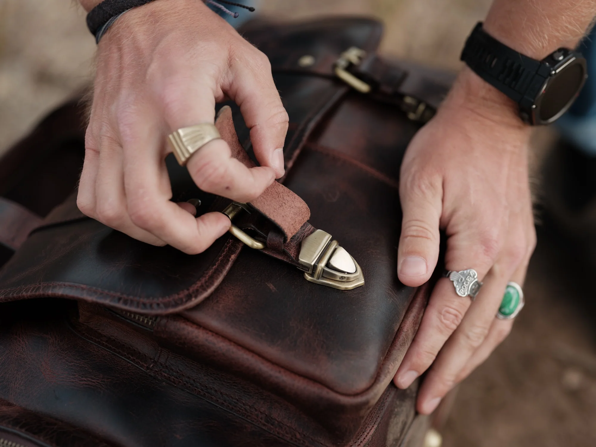 Leather Wasatch Duffel - Image 12