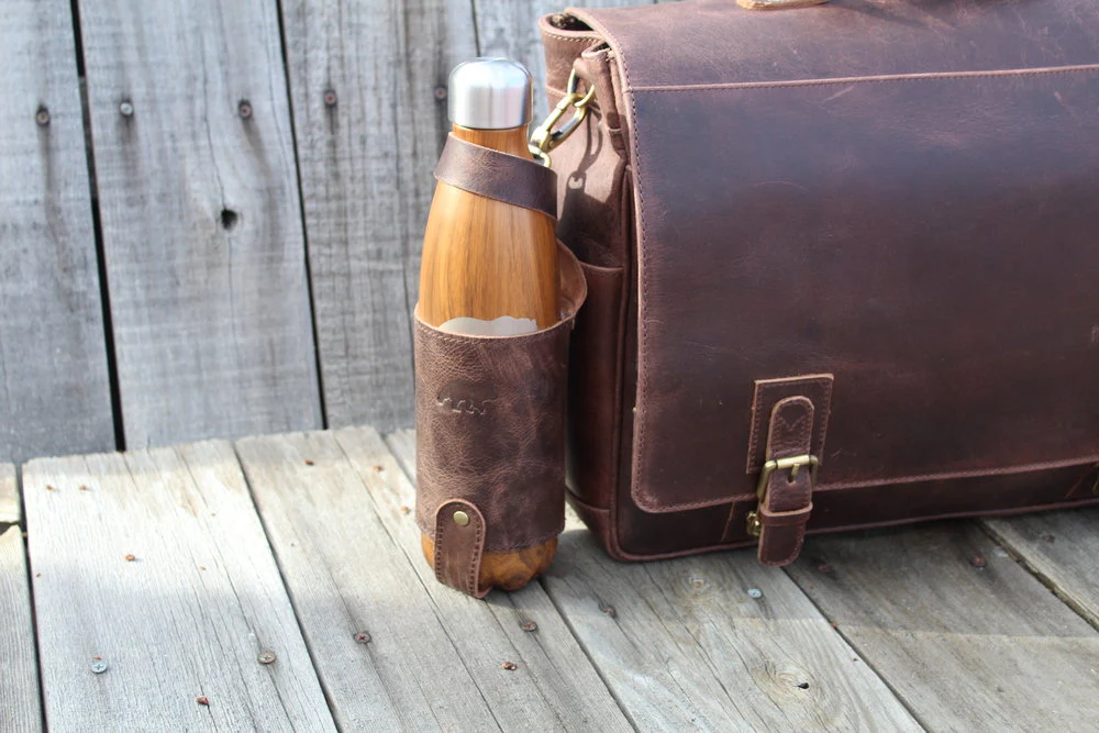 Leather Water Bottle Holder - Image 6