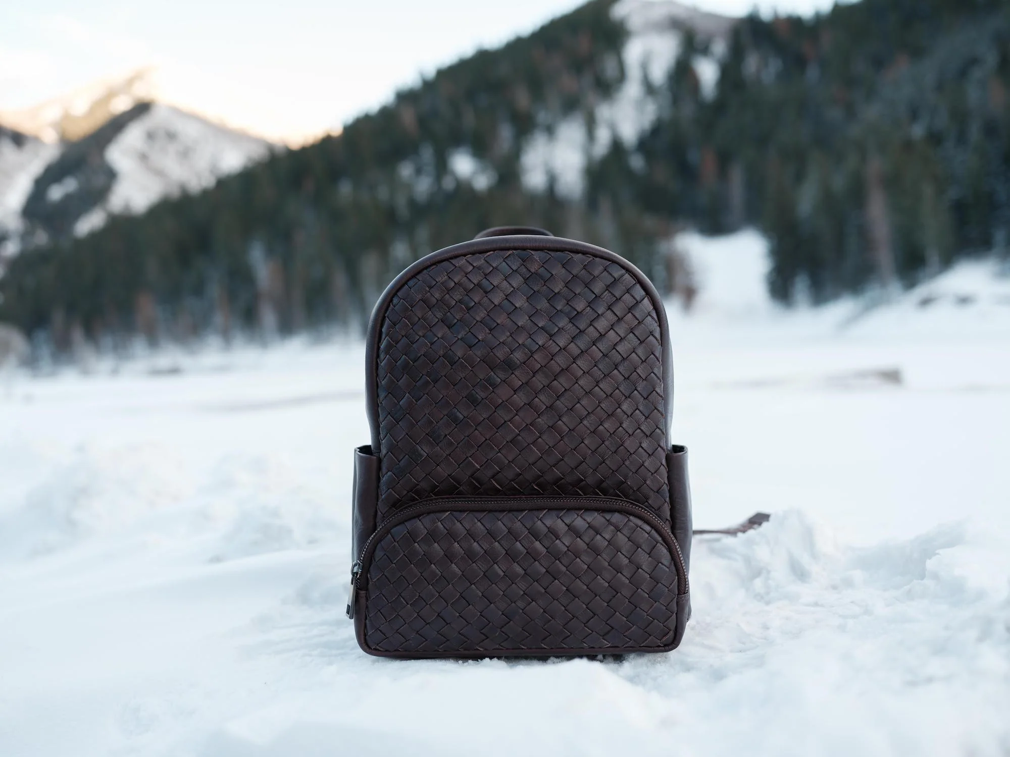 Mini Woven Backpack - Image 3