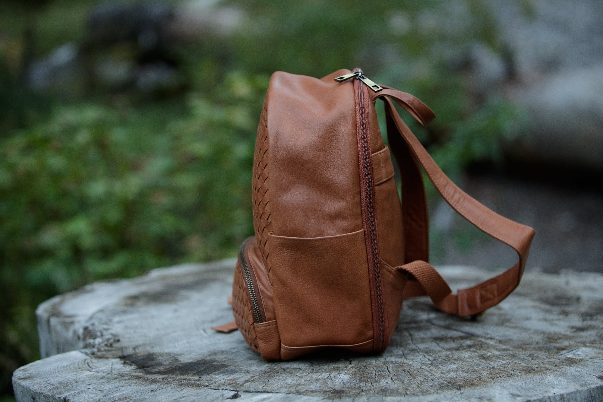 Mini Woven Backpack - Image 8