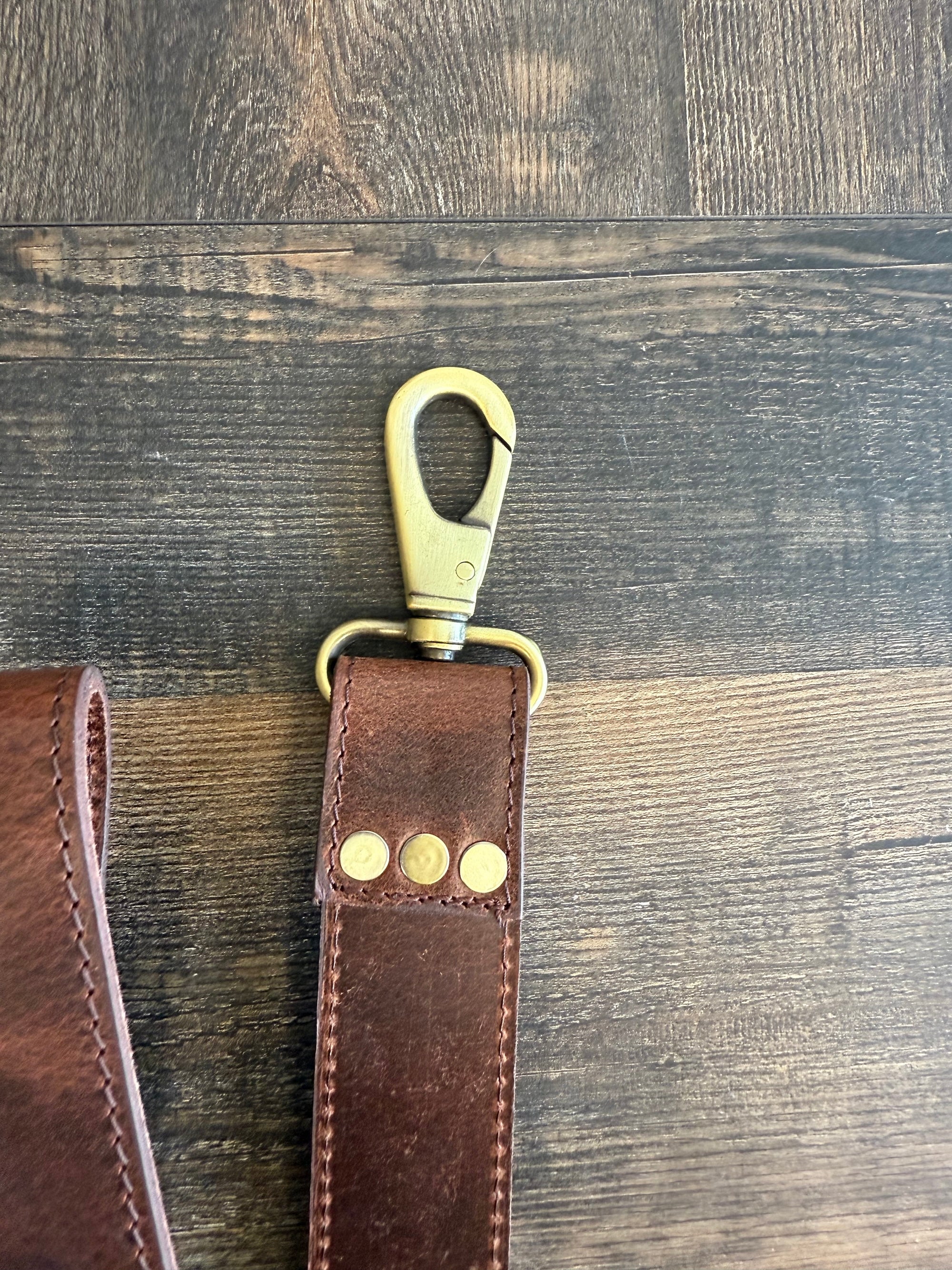 Replacement Shoulder Strap - Full Leather - Image 5