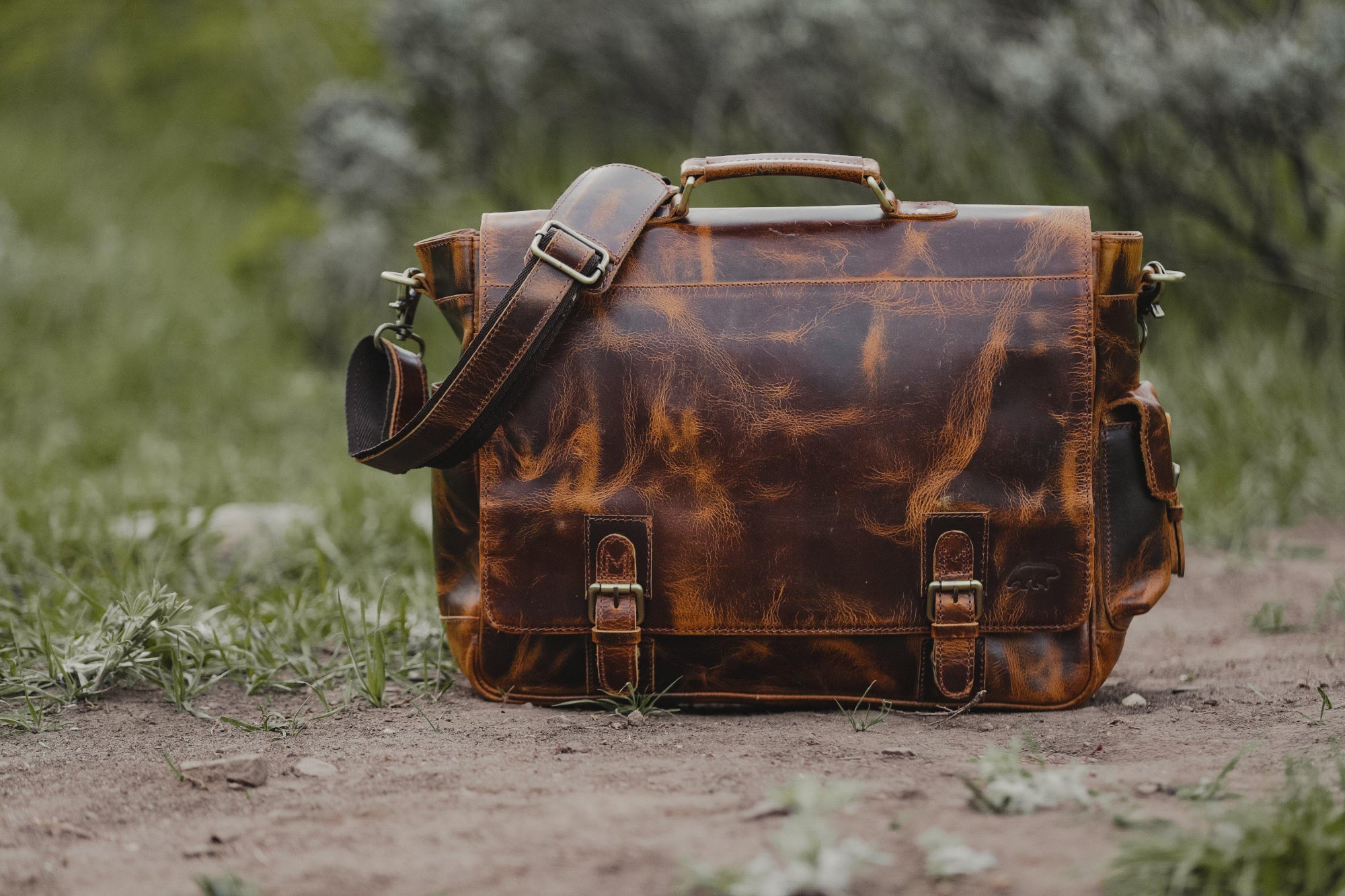 Sitka Leather Messenger - Image 3